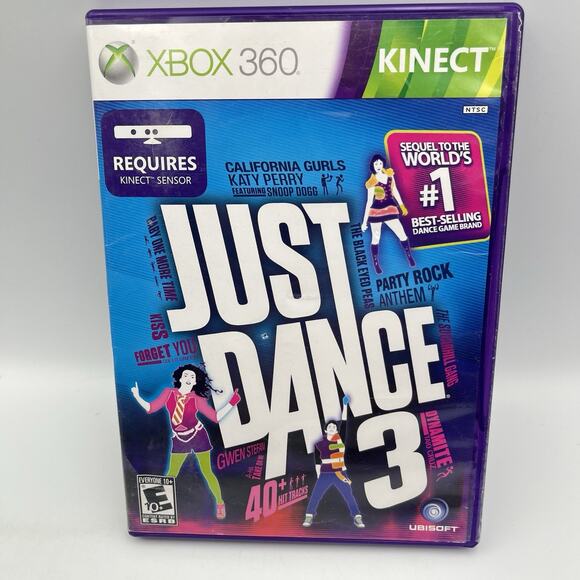 Just Dance 3 (Microsoft Xbox 360, 2011) CIB Complete w/ Manual Tested - Picture 1 of 7
